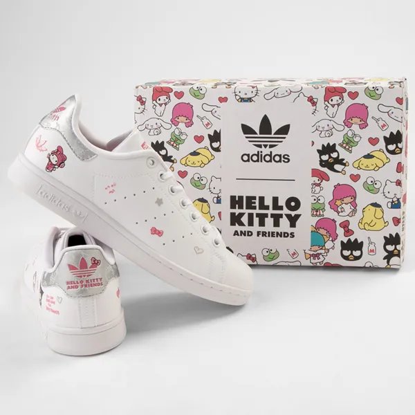 adidas Originals x Hello Kitty Stan Smith Sneakers - Big Kid, white