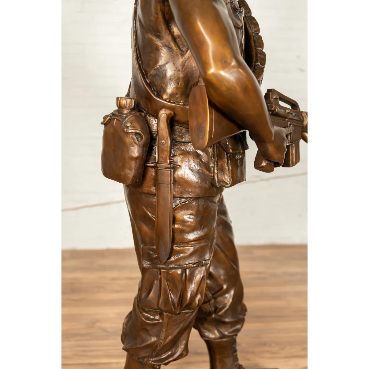 Bronze Vietnam Soldier Statue