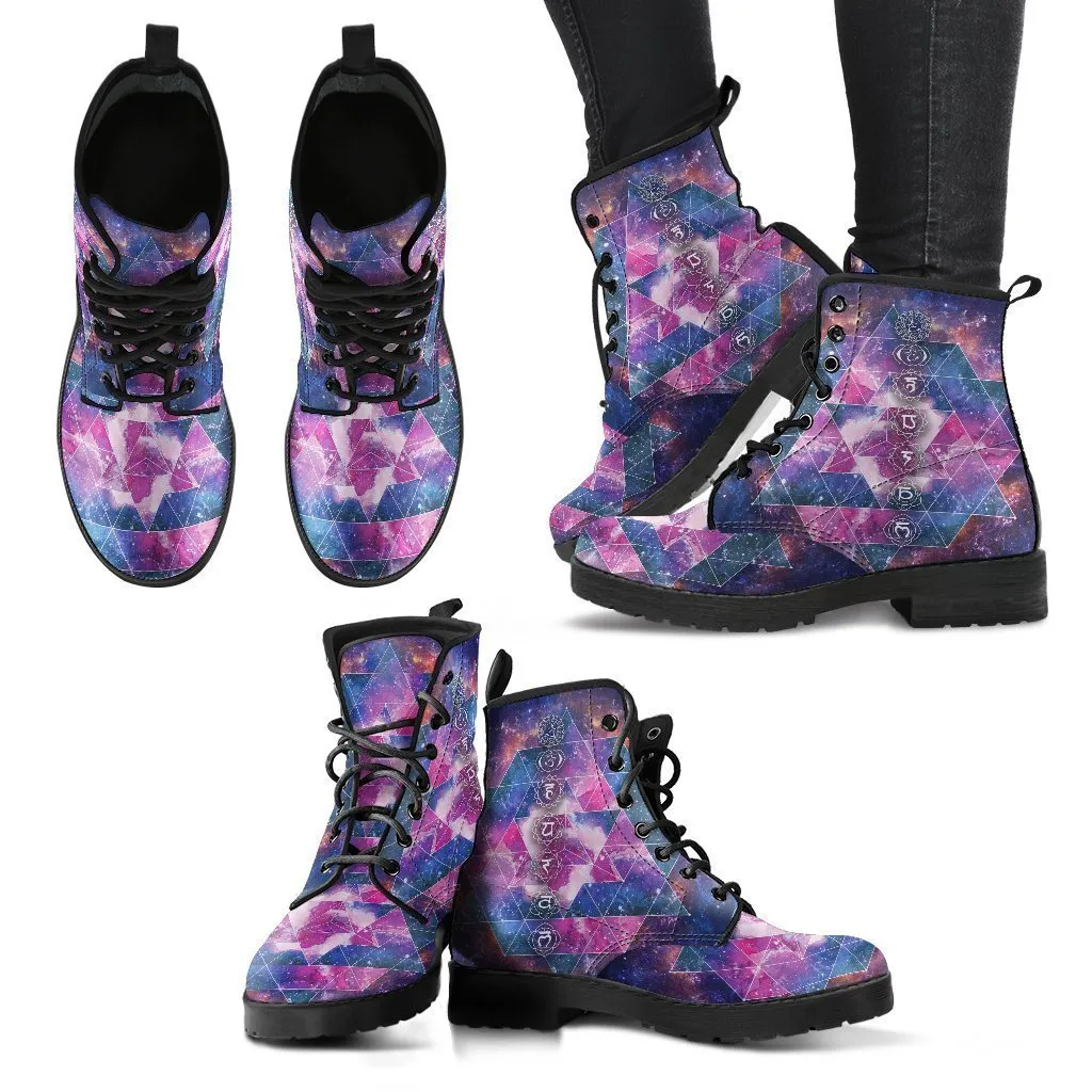 Chakra Leather Boots