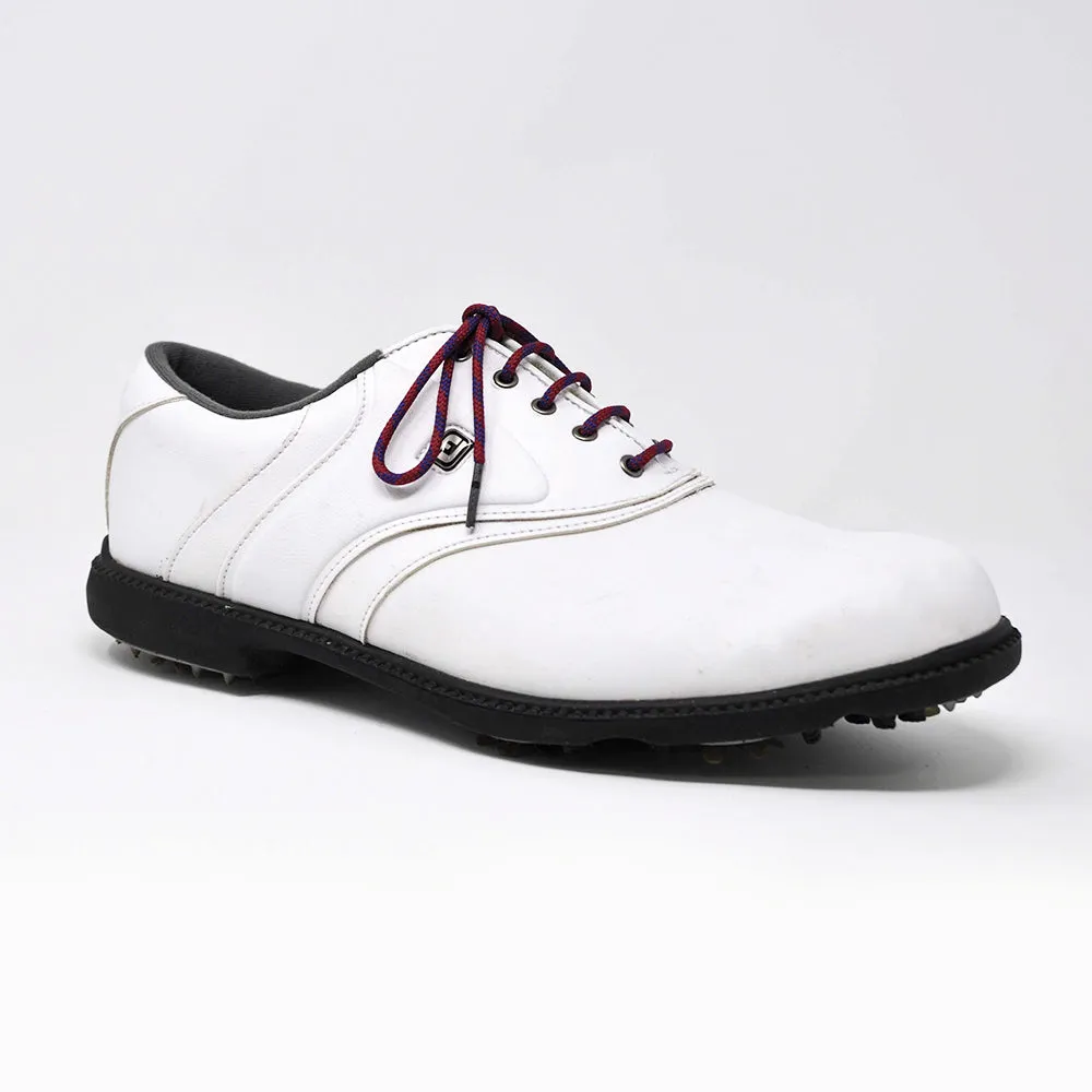 Garnet & Navy Classic Round Golf Laces