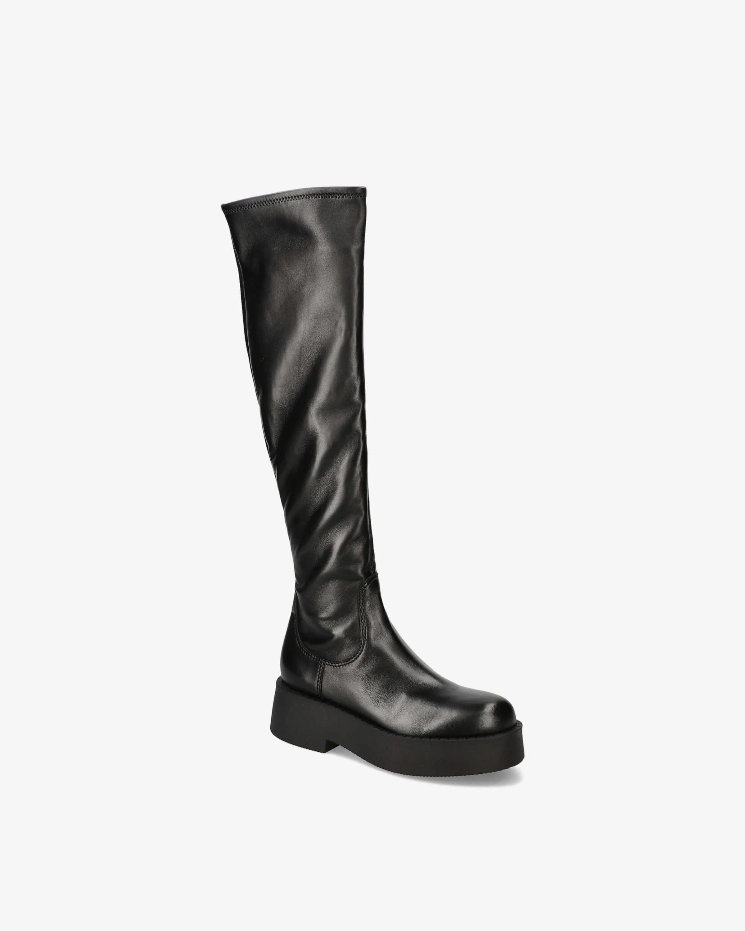 High Boots M6832A Nappa Stretch Black