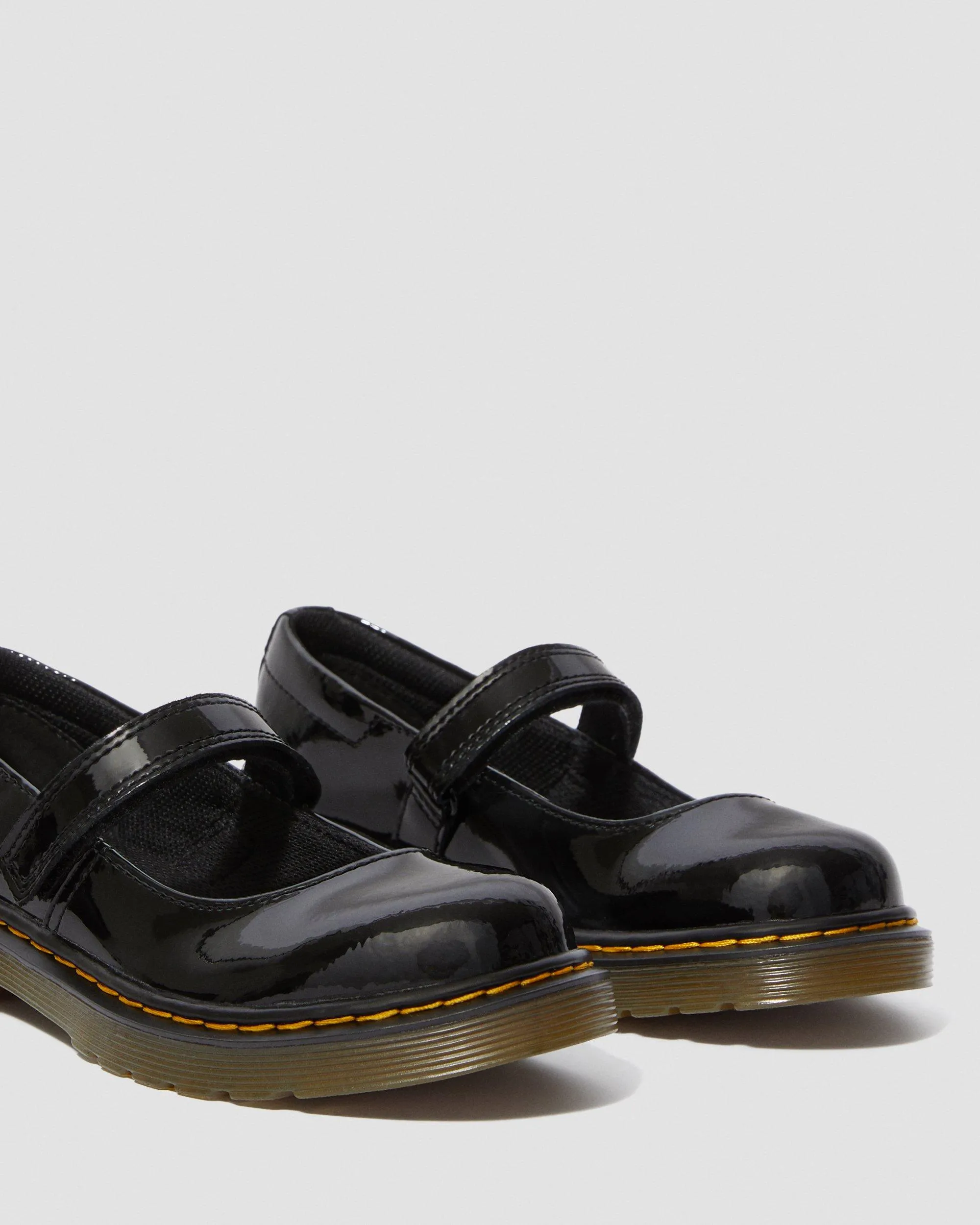 Junior Maccy Dr patent leather Mary Janes. Martens