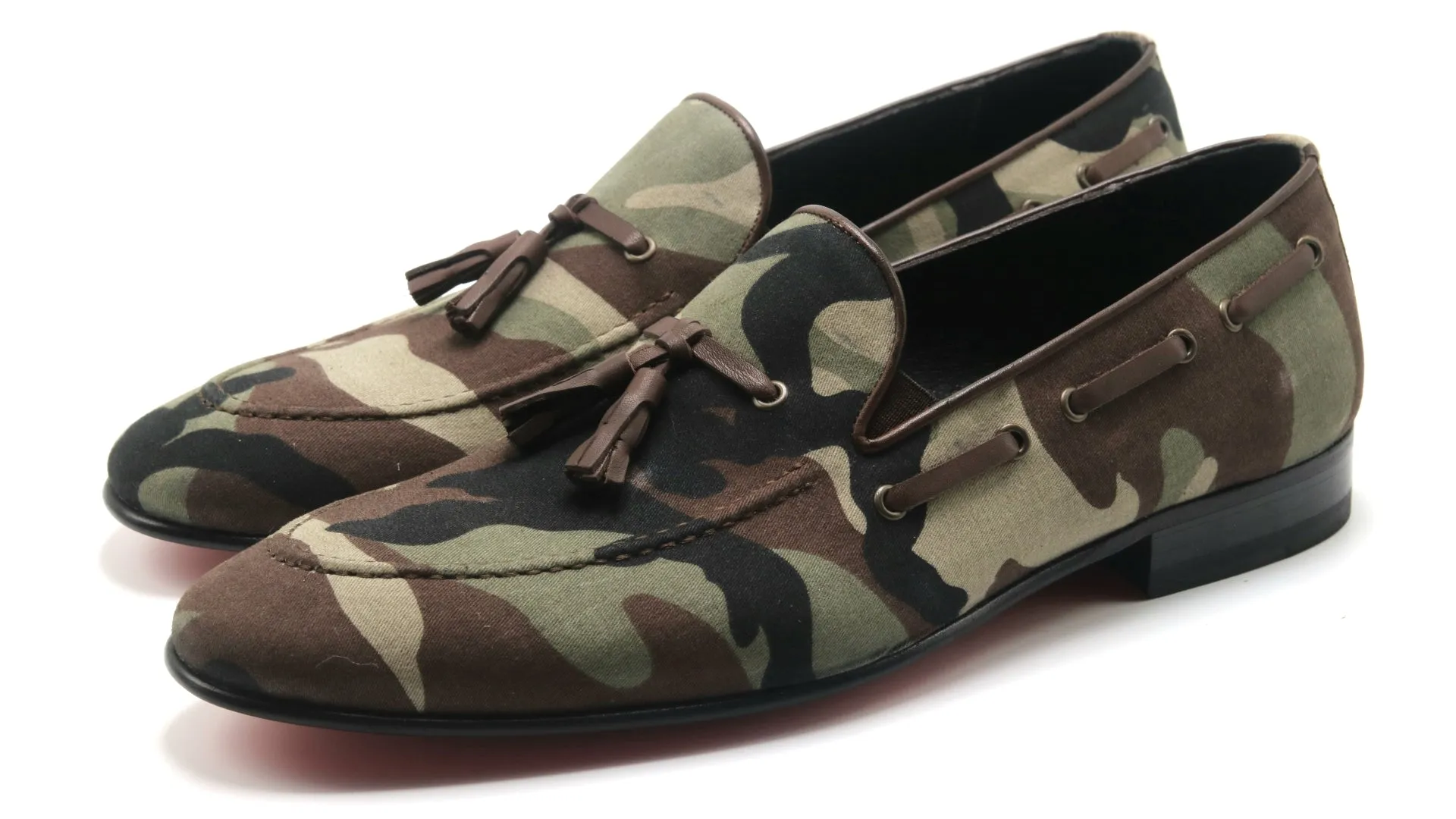 LUSSO CAMOUFLAGE LOAFERS