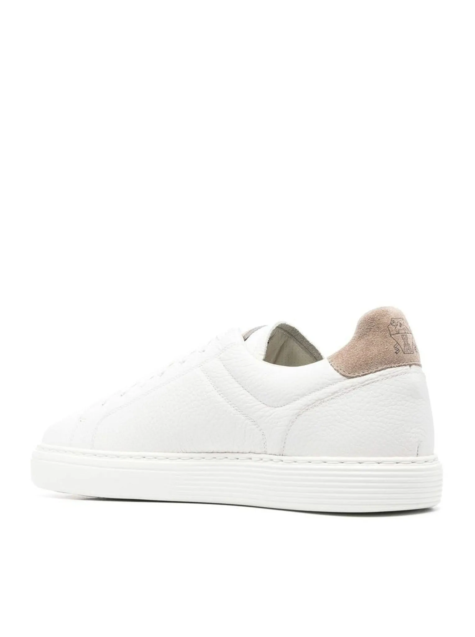 panelled low-top sneakers