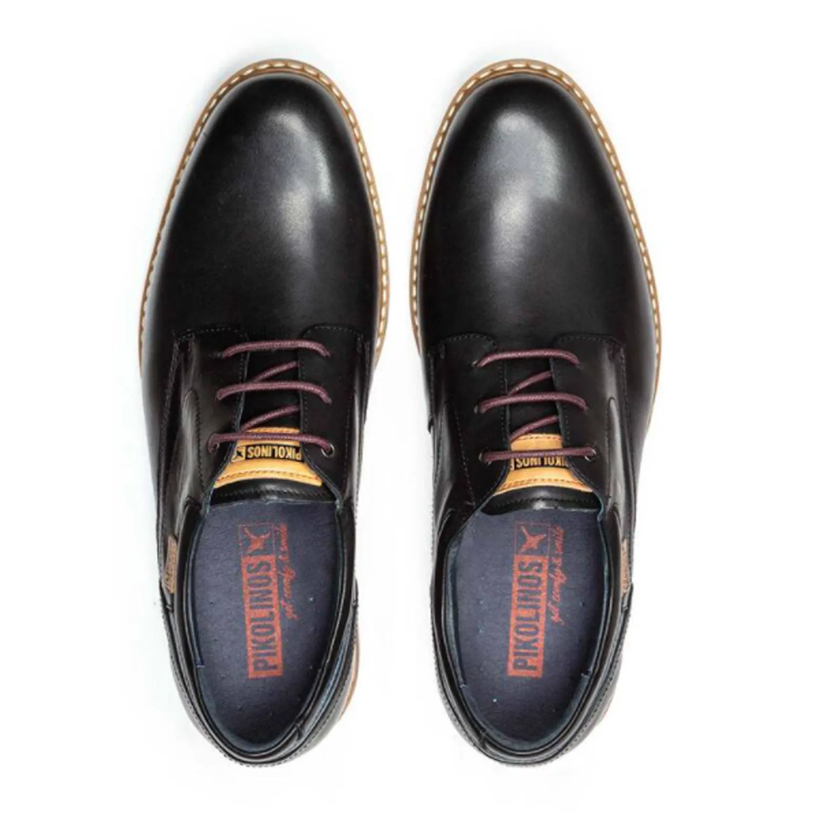 Pikolinos Avila M1T-4050 Oxford (Men) - Black Leather