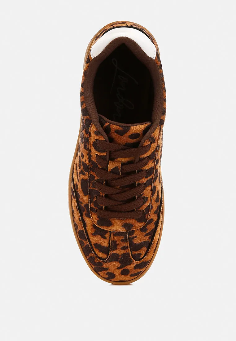 Prowler Leopard Chunky Sneakers