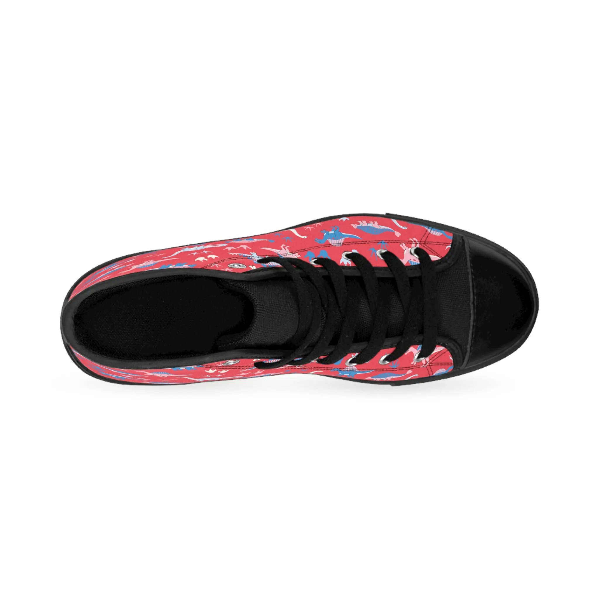 Red Dinosaurs Women's Classic Sneakers