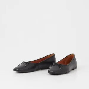 VAGABOND JOLIN BALLET BOW FLAT - BLACK